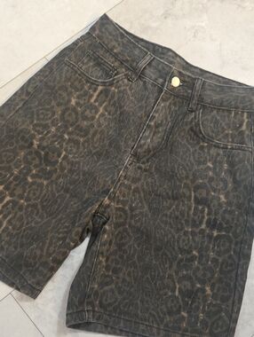 Leopard Print Shorts